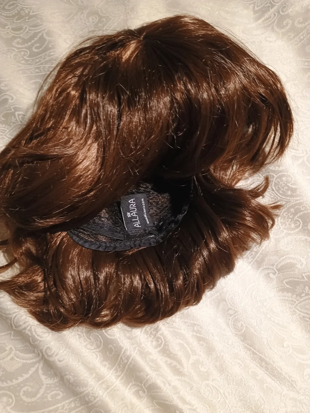 Short Layered Wig in Warm Brown
